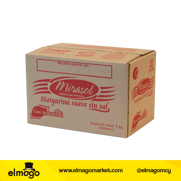 Margarina Mirasol sin sal 5kg