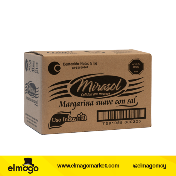 Margarina Mirasol con sal 5kg
