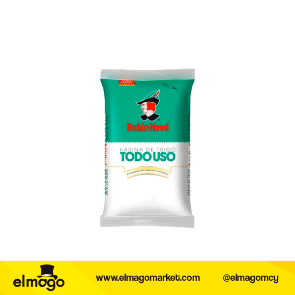 Harina De Trigo Robin Hood Todo Uso 900Gr