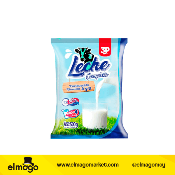 Leche en Polvo 3P 500Gr