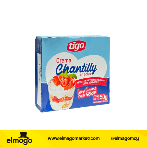 Chantilly En Polvo Tigo de 50Gr